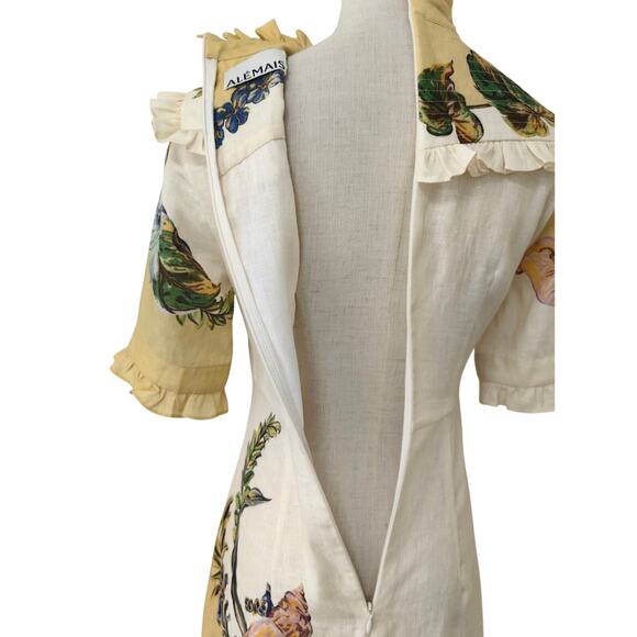 ALEMAIS OLEANDER MIDI DRESS US 4 AU 8 - Picture 5 of 8